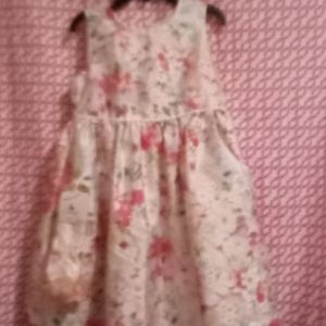 George girls summer dress with ruffle socks